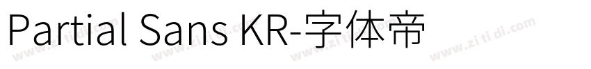 Partial Sans KR字体转换
